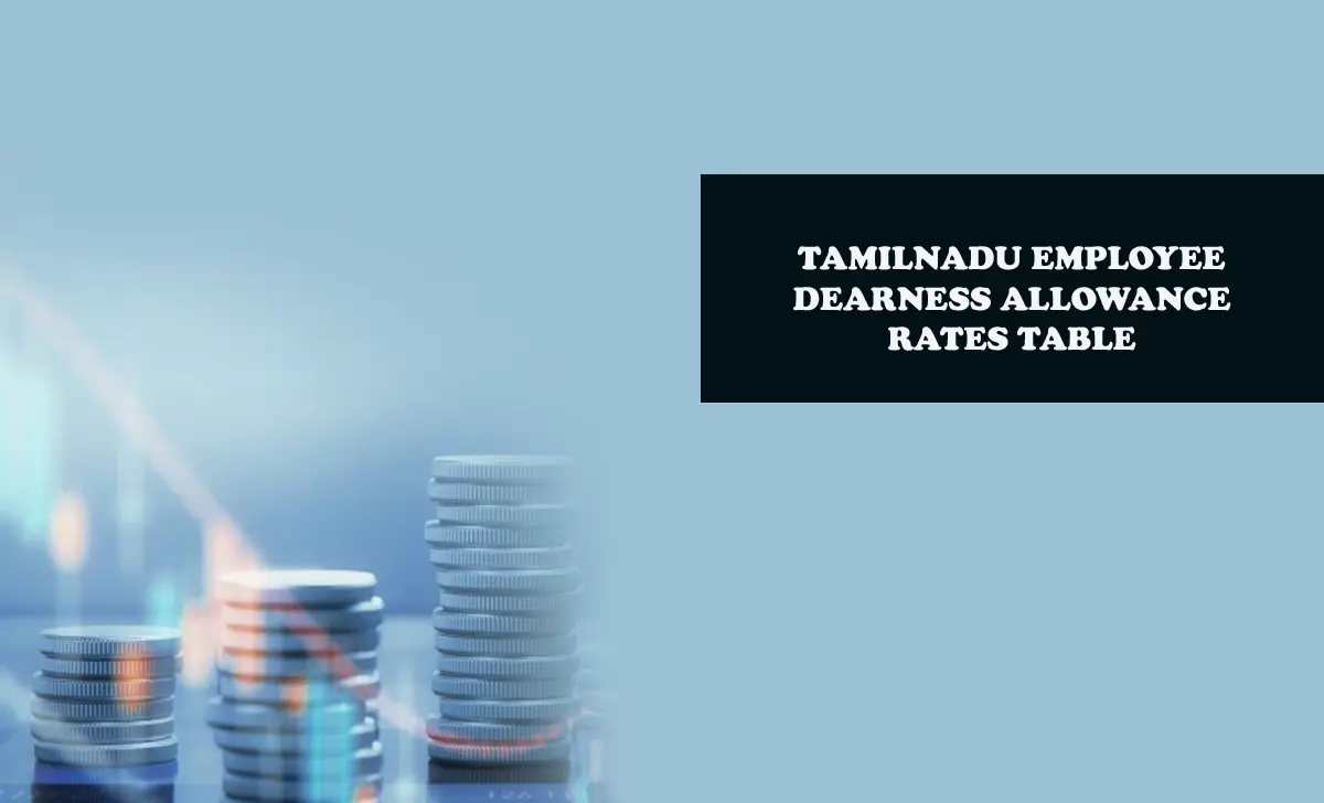 Tamilnadu DA Rates